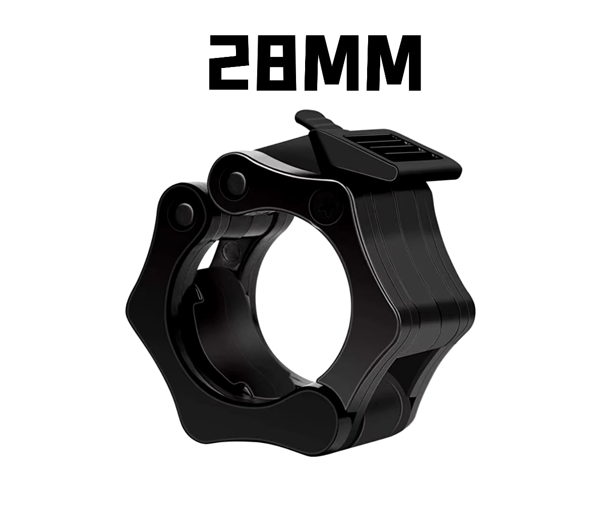 2PCS Dumbbells Clamps Gym Buckle Weight Lifting 1Pair Fitness Accessories Clips Musculation Standard Barbell Clamps