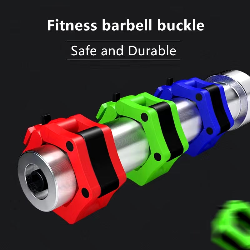 2PCS Dumbbells Clamps Gym Buckle Weight Lifting 1Pair Fitness Accessories Clips Musculation Standard Barbell Clamps