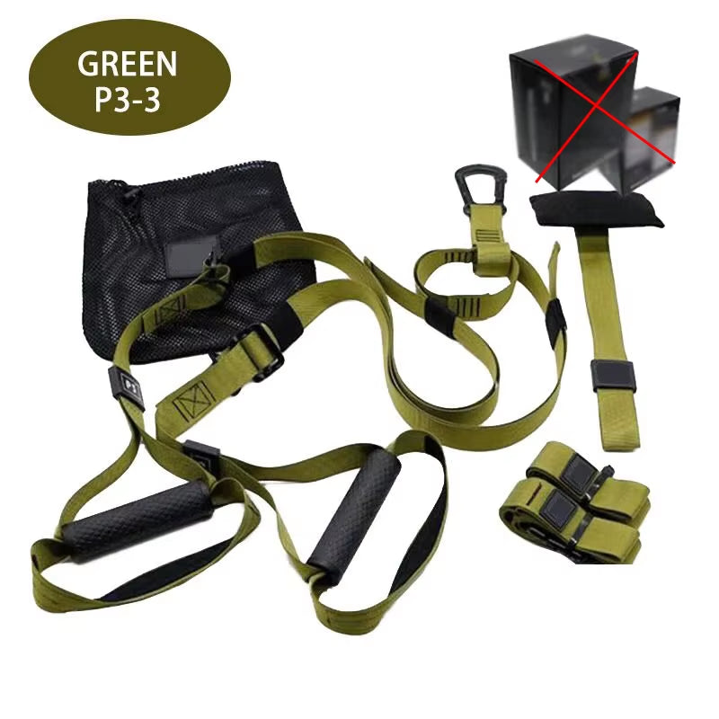 Hanging Training Strap Adjustable Fitness Band Chest Exercise Strap Pull Rope Resistance Band Set Home Gym Exercise Equipment