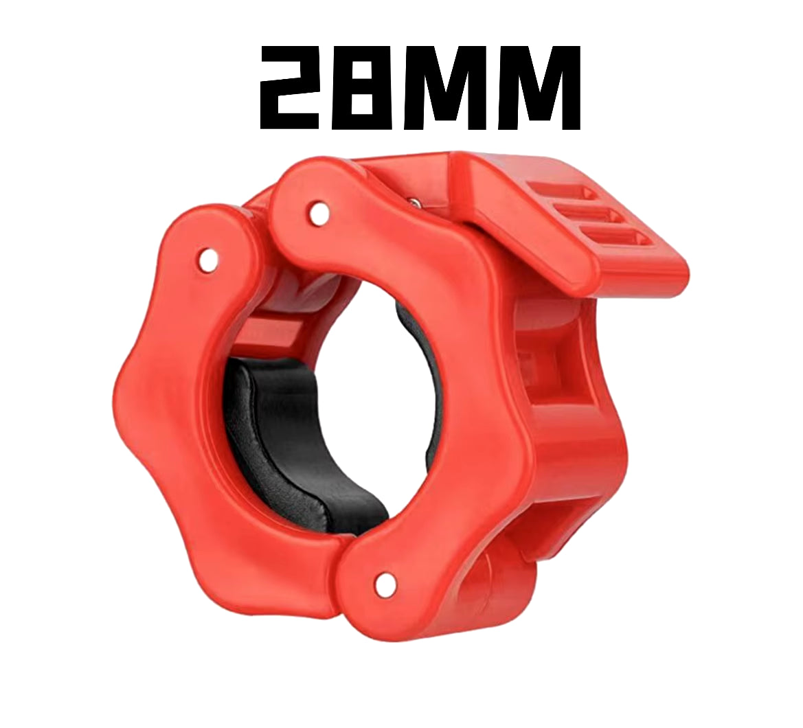 2PCS Dumbbells Clamps Gym Buckle Weight Lifting 1Pair Fitness Accessories Clips Musculation Standard Barbell Clamps