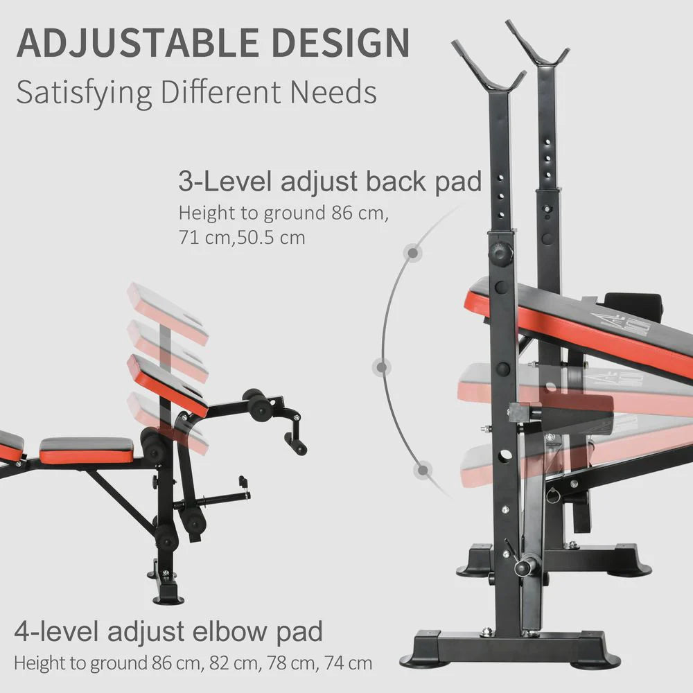 Weight Bench Adjustable Multi-Function Fitness