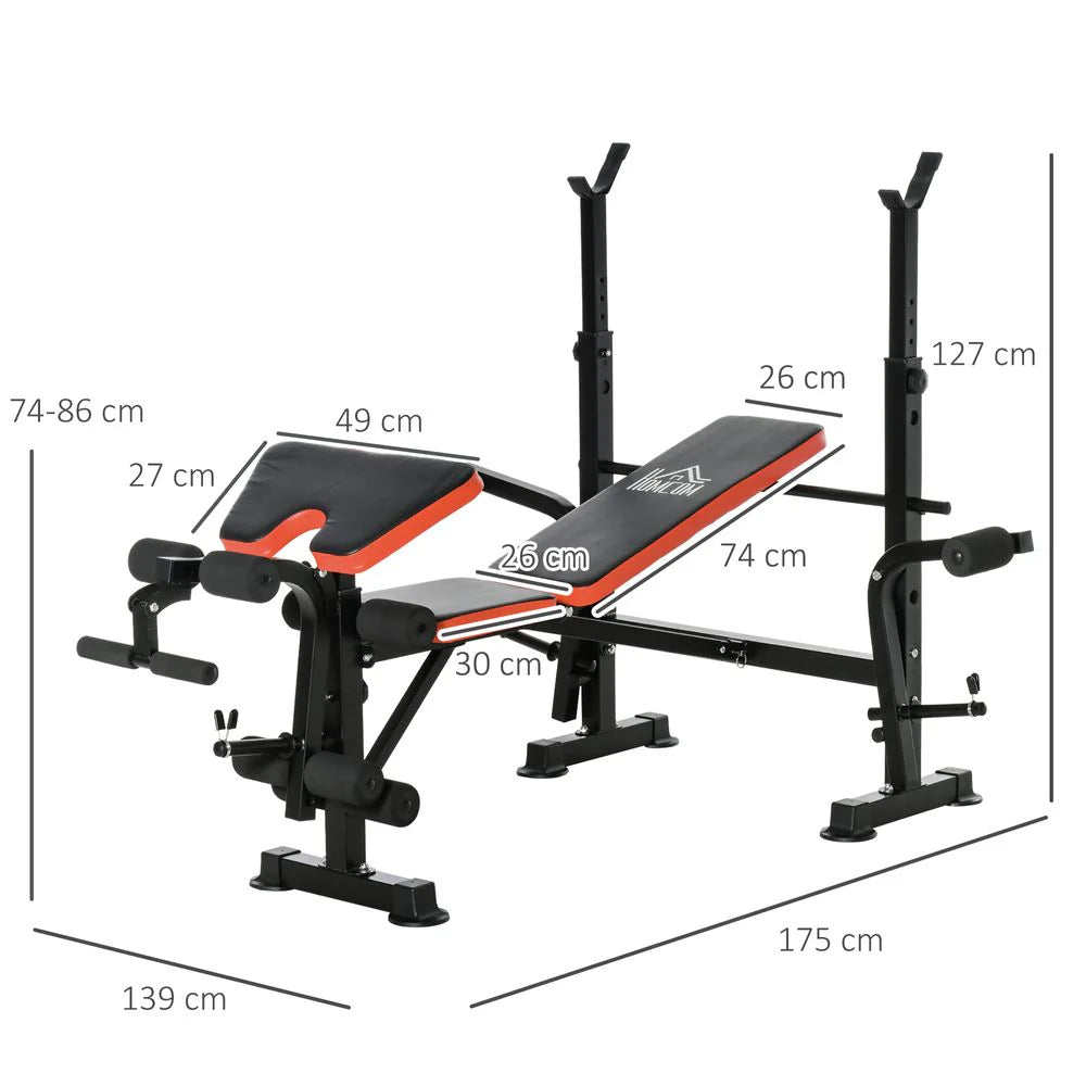 Weight Bench Adjustable Multi-Function Fitness